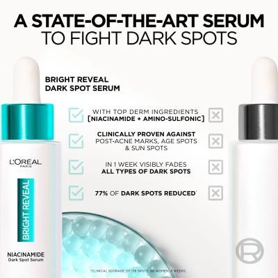 L&#039;Oréal Paris Bright Reveal Niacinamide Dark Spot Serum Siero per il viso 30 ml