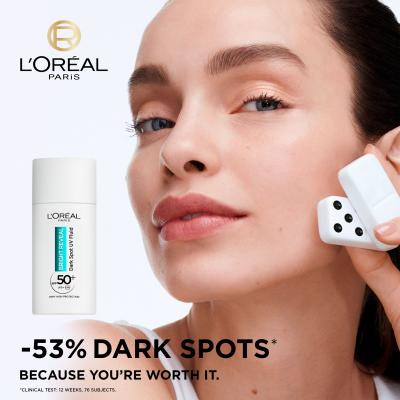 L&#039;Oréal Paris Bright Reveal Dark Spot UV Fluid SPF50+ Crema giorno per il viso 50 ml