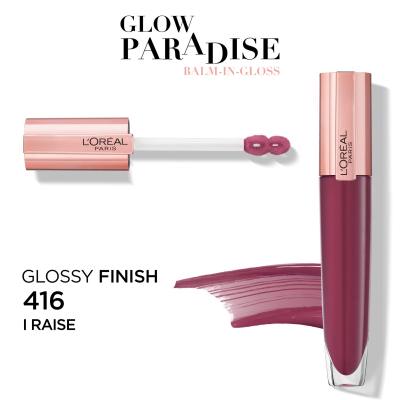 L&#039;Oréal Paris Glow Paradise Balm In Gloss Lucidalabbra donna 7 ml Tonalità 416 Raise