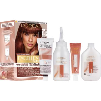 L&#039;Oréal Paris Excellence Creme Triple Protection Tinta capelli donna 48 ml Tonalità 4UR Universal Dark Red