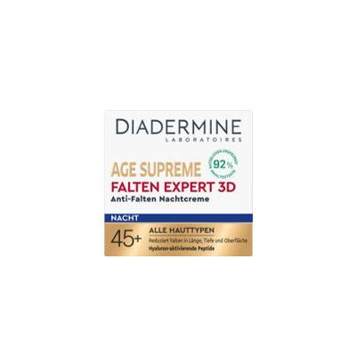 Diadermine Age Supreme Wrinkle Expert 3D Night Cream Crema notte per il viso donna 50 ml