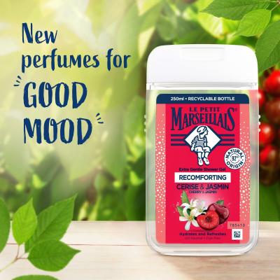 Le Petit Marseillais Extra Gentle Shower Gel Cherry &amp; Jasmin Doccia gel 250 ml