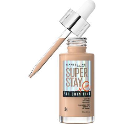 Maybelline Superstay 24H Skin Tint + Vitamin C Fondotinta donna 30 ml Tonalità 34