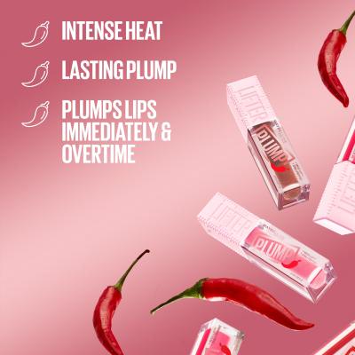 Maybelline Lifter Plump Lucidalabbra donna 5,4 ml Tonalità 004 Red Flag