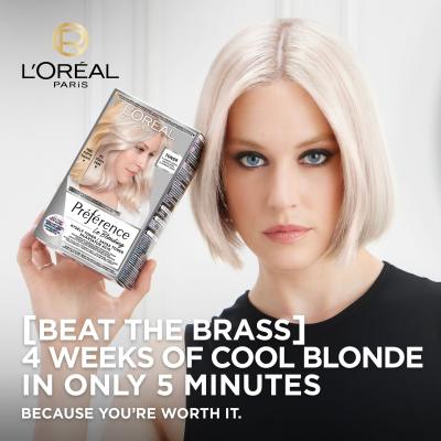 L&#039;Oréal Paris Préférence Le Blonding Toner Tinta capelli donna 60 ml Tonalità Platinum Ice