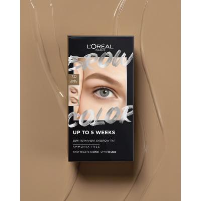 L&#039;Oréal Paris Brow Color Semi-Permanent Eyebrow Tint Tinta sopracciglia donna 1 pz Tonalità 7.0 Dark Blond