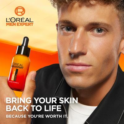 L&#039;Oréal Paris Men Expert Hydra Energetic Vitamin C Shot Serum Siero per il viso uomo 30 ml