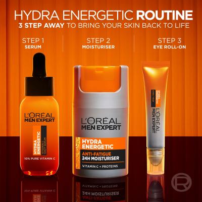 L&#039;Oréal Paris Men Expert Hydra Energetic Vitamin C Shot Serum Siero per il viso uomo 30 ml