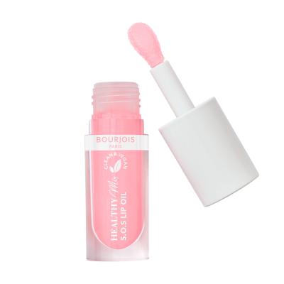 BOURJOIS Paris Healthy Mix Clean &amp; Vegan S.O.S Lip Oil Olio labbra donna 4,5 ml Tonalità 1 Douceur De Rose