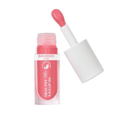 BOURJOIS Paris Healthy Mix Clean &amp; Vegan S.O.S Lip Oil Olio labbra donna 4,5 ml Tonalità 4 Pink Passion