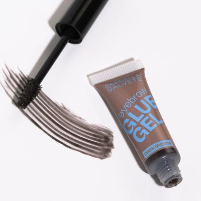 Gabriella Salvete Denim Story Brow Style Eyebrow Glue Gel Mascara sopracciglia donna 6 ml Tonalità Dark Brown