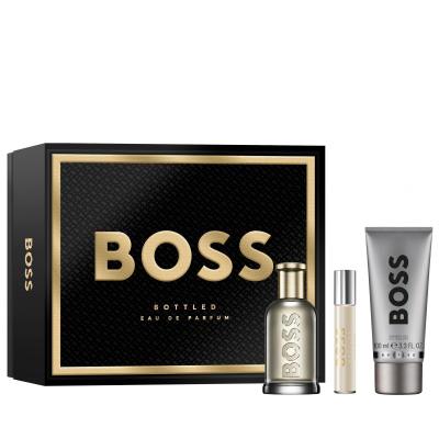 HUGO BOSS Boss Bottled Pacco regalo eau de parfum 100 ml + eau de parfum 10 ml + gel doccia 100 ml