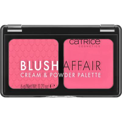 Catrice Blush Affair Cream &amp; Powder Palette Blush donna 6 g Tonalità 020 Pleasing Pink