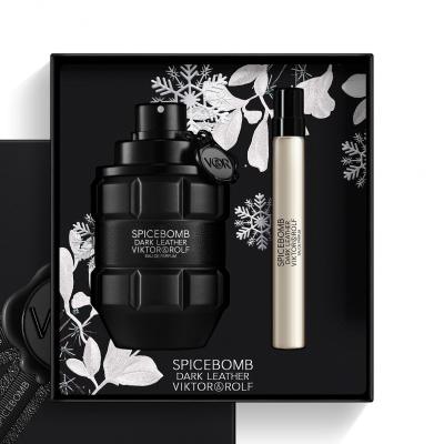 Viktor &amp; Rolf Spicebomb Dark Leather Pacco regalo eau de parfum 90 ml + eau de parfum 10 ml