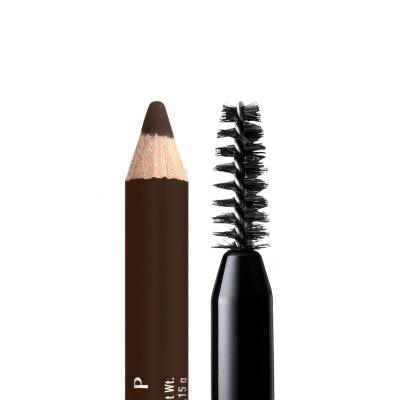 NYX Professional Makeup Powder Louder Brow Pencil Matita sopracciglia donna 1,15 g Tonalità 08 Deep Brown