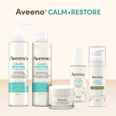 Aveeno Calm + Restore Re-Hydrating Night Cream Crema notte per il viso 50 ml