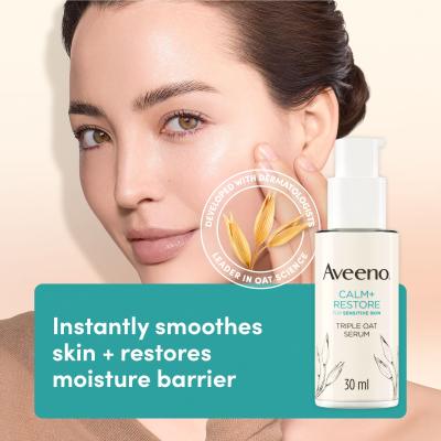 Aveeno Calm + Restore Triple Oat Serum Siero per il viso 30 ml