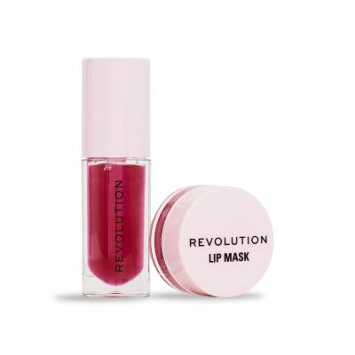 Makeup Revolution London Cherry Lip Care Set Pacco regalo olio labbra Glaze Lip Oil 4,5 ml Cherry + maschera per la labbra Lip Mask 4 g Cherry