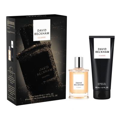 David Beckham Classic Pacco regalo eau de toilette 50 ml + gel doccia 200 ml