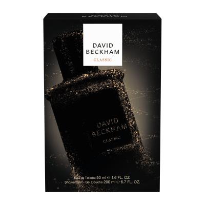 David Beckham Classic Pacco regalo eau de toilette 50 ml + gel doccia 200 ml