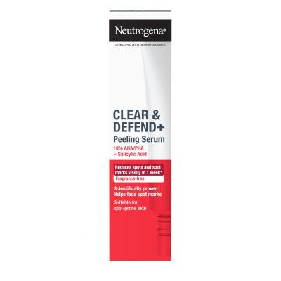 Neutrogena Clear &amp; Defend+ Peeling Serum Siero per il viso 30 ml