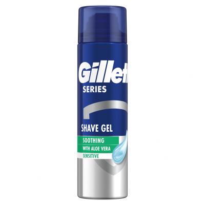 Gillette Series Sensitive Gel da barba uomo 200 ml