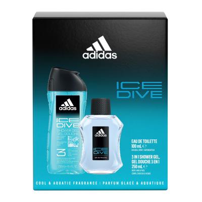 Adidas Ice Dive Pacco regalo Eau de Toilette 100 ml + doccia gel 250 ml