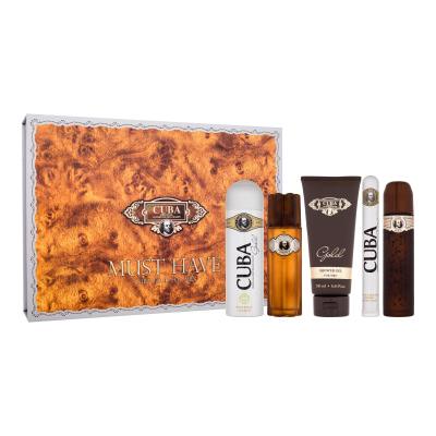 Cuba Gold Pacco regalo Eau de Toilette 100 ml + dopobarba 100 ml + doccia gel 200 ml + deodorante 200 ml + Eau de Toilette 35 ml