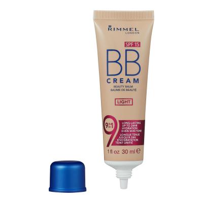 Rimmel London BB Cream 9in1 SPF15 BB cream donna 30 ml Tonalità Light