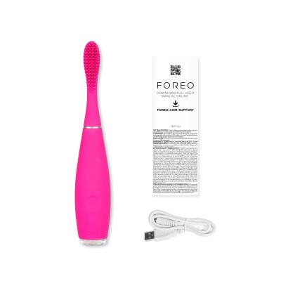 Foreo ISSA™ Mini 2 Sensitive Silicone Sonic Spazzolino sonico 1 pz Tonalità Wild Strawberry