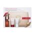 Clarins Double Serum Light Collection Pacco regalo siero viso Double Serum Light Texture 50 ml + balsamo viso Beauty Flash Balm 15 ml + maschera cremosa per il viso Cryo-Flash Cream-Mask 15 ml + borsa cosmetica ecologica