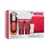 Clarins Double Serum & Super Restorative Collection Pacco regalo siero viso Double Serum 50 ml + crema viso da giorno Super Restorative Day Cream 15 ml + crema viso da notte Super Restorative Night Cream 15 ml + base pod make-up SOS Primer 5 ml + borsa cosmetica rossa