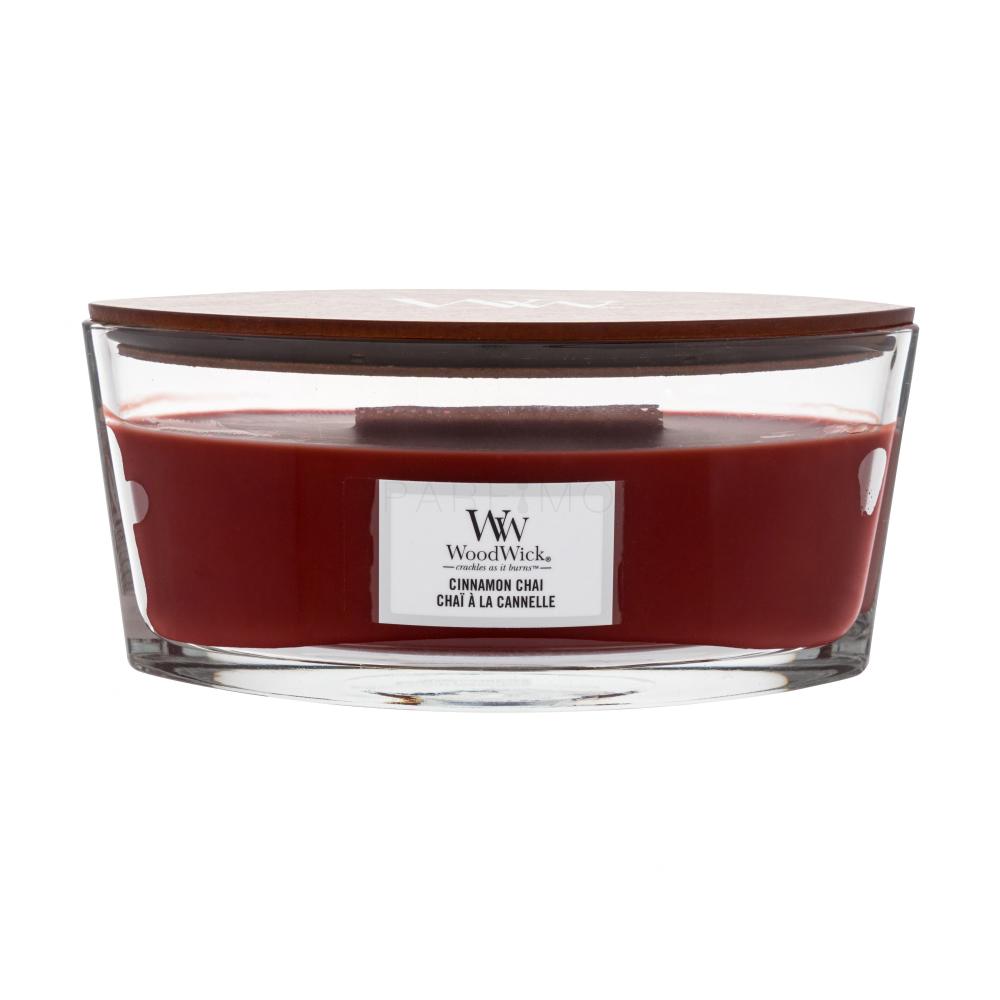 WOODWICK CANDELA GRANDE CINNAMON CHAI - PROFUMO DI CASA