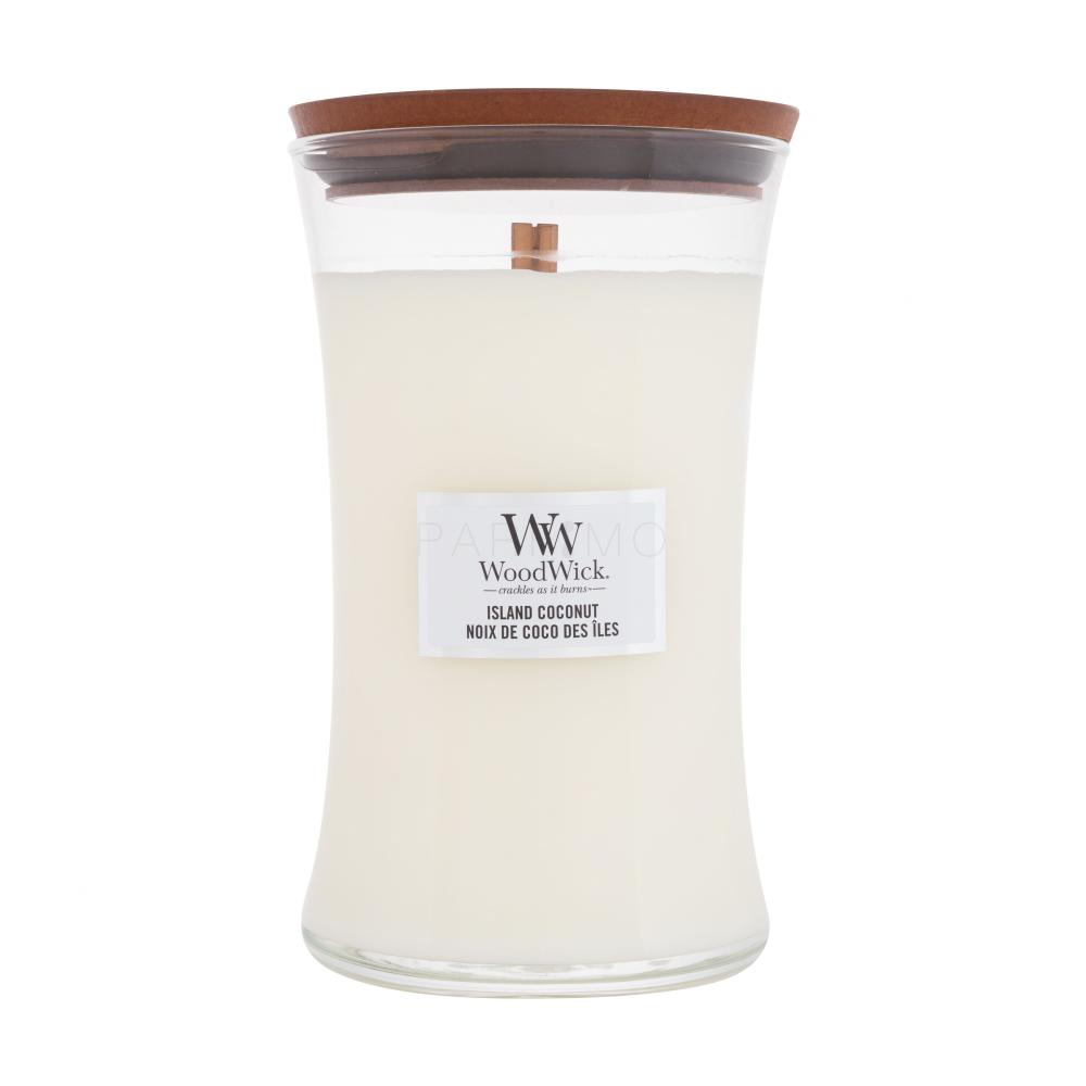 WoodWick Melon & Pink Quartz Candela profumata 85 g