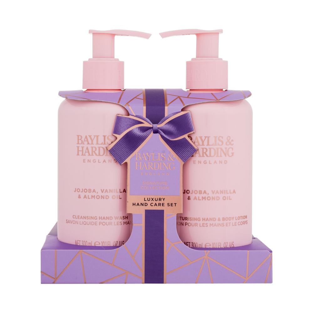 Baylis & Harding Jojoba, Vanilla & Almond Oil Signature Collection Luxury  Hand Care Set Pacco regalo lozione per il corpo Jojoba, Vanilla & Almond  Oil 300 ml + sapone per le mani