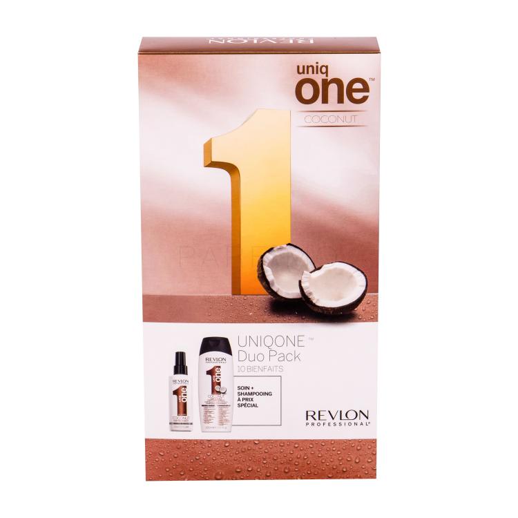 Revlon Professional Uniq One Coconut Pacco regalo maschera per capelli 150 ml + shampoo 300 ml