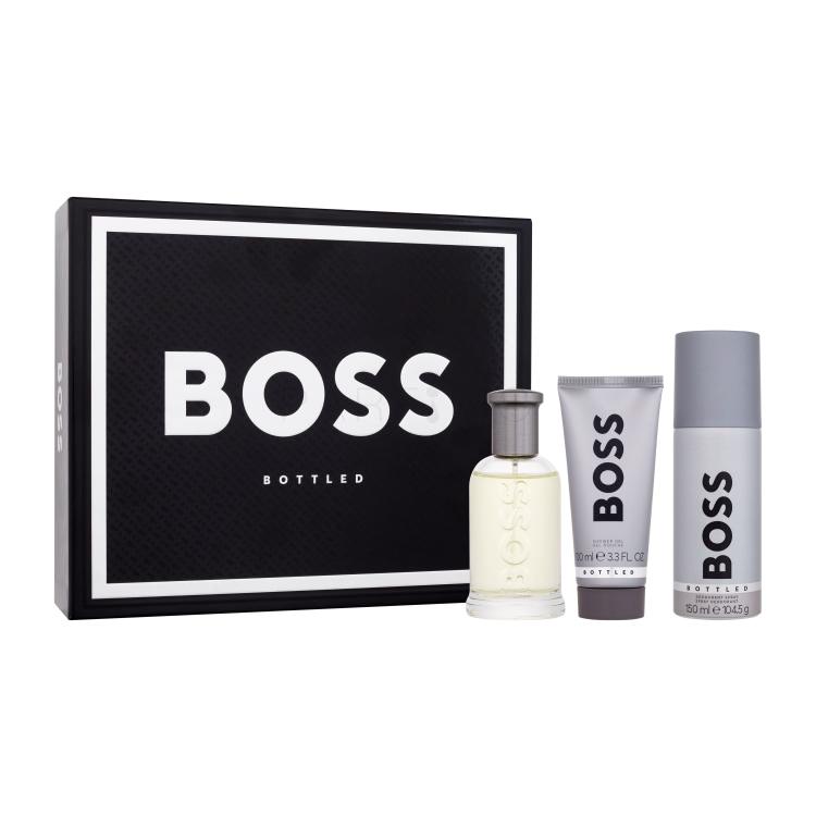 HUGO BOSS Boss Bottled SET Pacco regalo eau de toilette 100 ml + doccia gel 100 ml + deodorante 150 ml