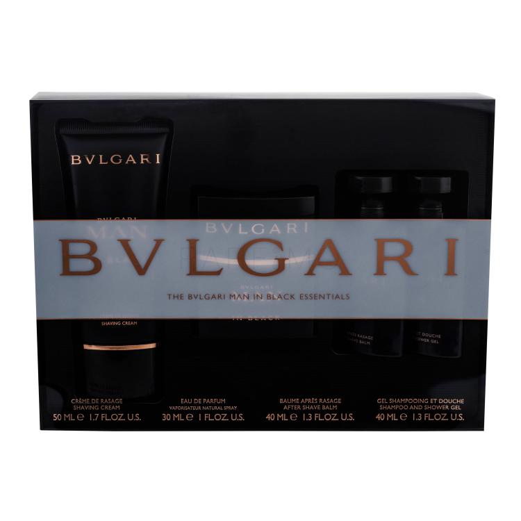 Bvlgari MAN In Black Pacco regalo eau de parfum 30 ml + balsamo dopobarba 40 ml + doccia gel 40 ml + crema dopobarba 50 ml