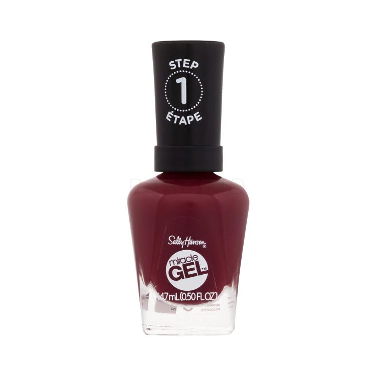 Sally Hansen Miracle Gel Smalto per le unghie donna 14,7 ml Tonalità 474 Can´t Beet Royalty