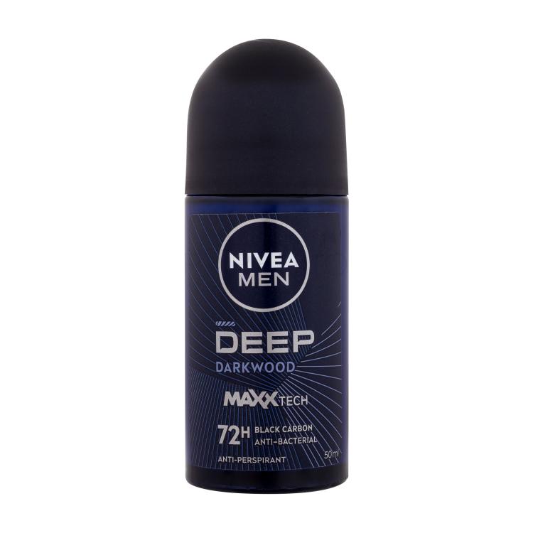 Nivea Men Deep Black Carbon 72H Antitraspirante uomo 50 ml