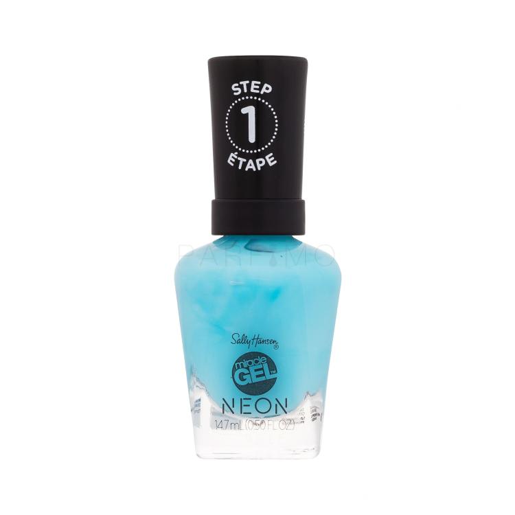 Sally Hansen Miracle Gel Neon Smalto per le unghie donna 14,7 ml Tonalità 053 Miami Ice