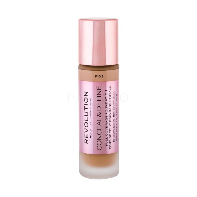 Makeup Revolution London Conceal &amp; Define Fondotinta donna 23 ml Tonalità F10,2