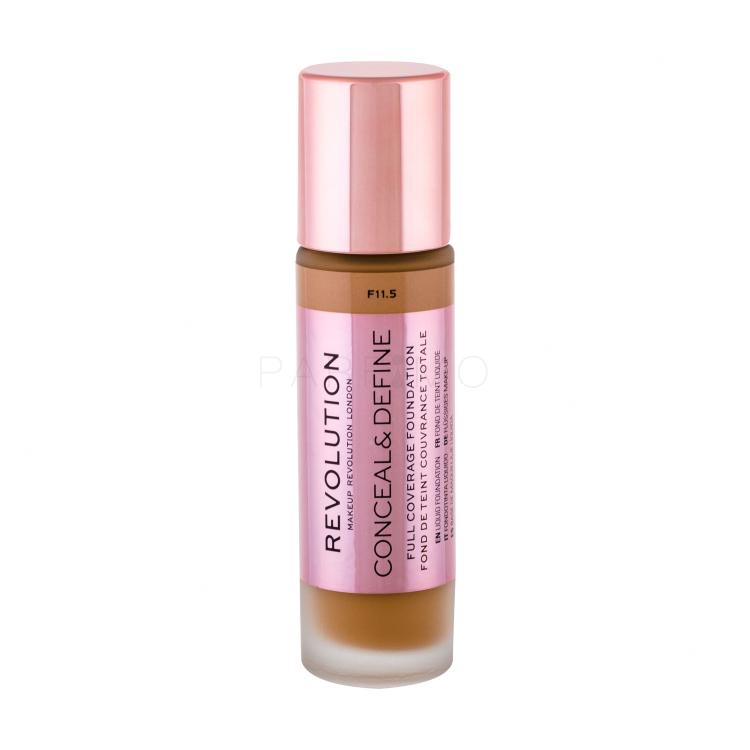 Makeup Revolution London Conceal &amp; Define Fondotinta donna 23 ml Tonalità F11,5