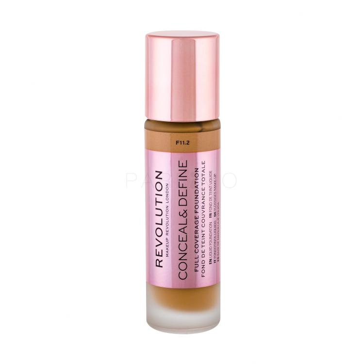 Makeup Revolution London Conceal &amp; Define Fondotinta donna 23 ml Tonalità F11,2