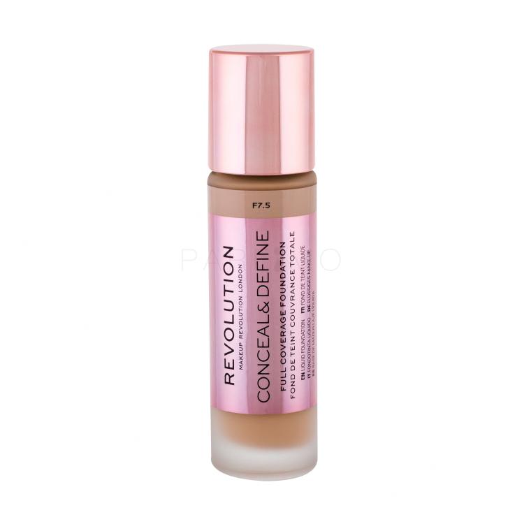 Makeup Revolution London Conceal &amp; Define Fondotinta donna 23 ml Tonalità F7,5