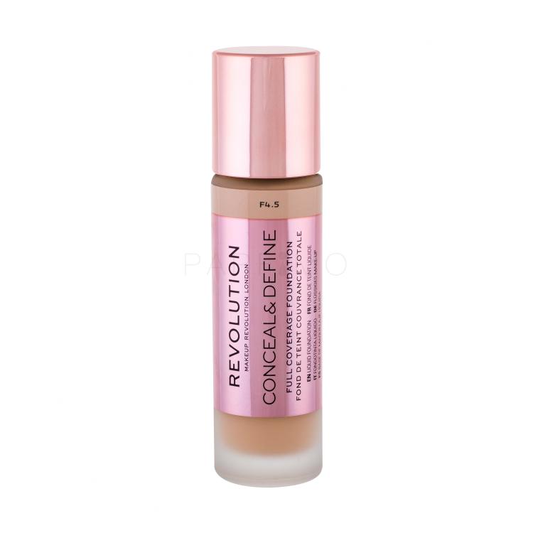 Makeup Revolution London Conceal &amp; Define Fondotinta donna 23 ml Tonalità F4,5