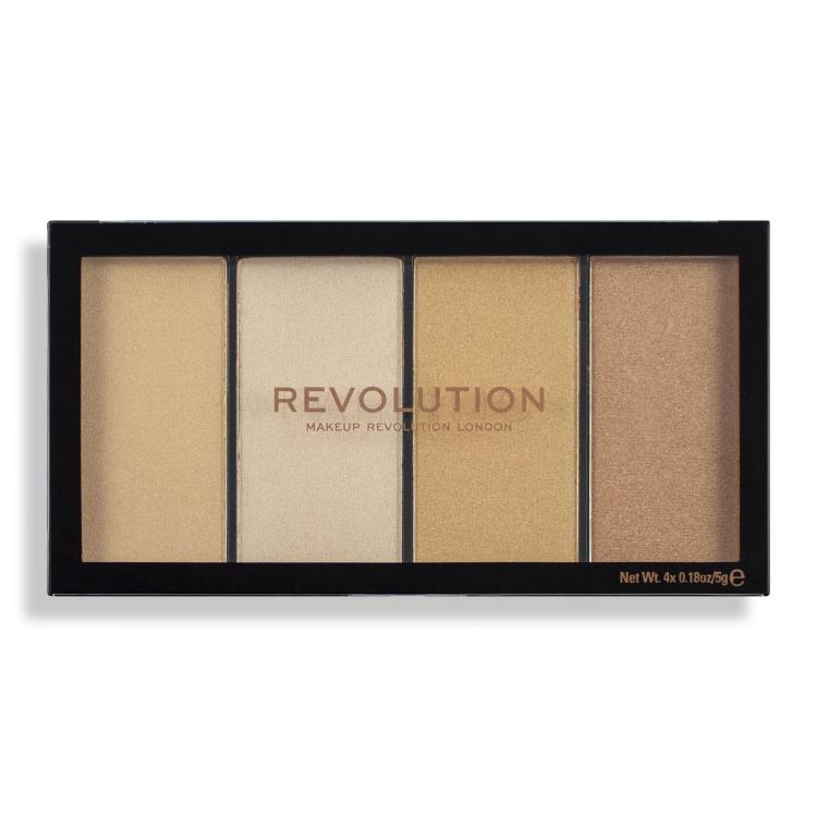 Makeup Revolution London Re-loaded Palette Illuminante donna 20 g Tonalità Lustre Lights Warm