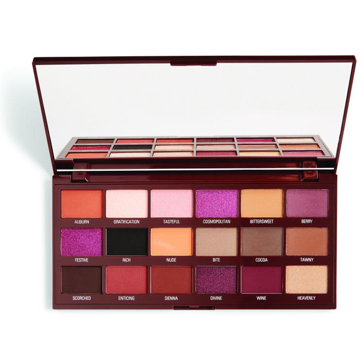 I Heart Revolution Chocolate Eyeshadow Palette Ombretto donna 18 g Tonalità Cranberries and Chocolate