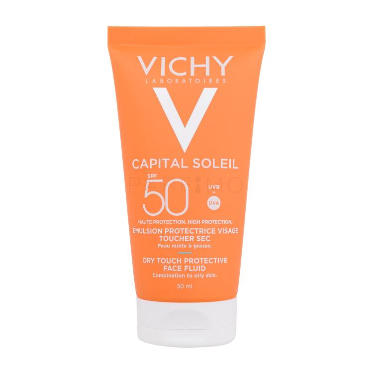 Vichy Capital Soleil Dry Touch Protective Face Fluid SPF50 Protezione solare viso 50 ml