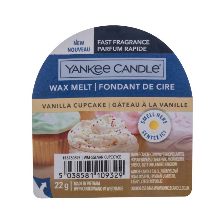 Yankee Candle Vanilla Cupcake Cera profumata 22 g